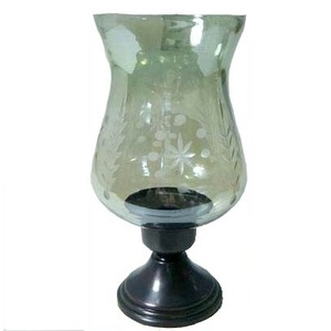 Bedroom & Dining Room Decoration Item Metal <b>Glass</b> Candle Holder Lamp Best Quality Candle Lamp - Product Image 2
