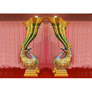 India matrimonio de fibra de pavo real Puerta de fibra de Pavo Real bienvenida puerta decorado Pavo Real para la boda entrada - Product Image 1