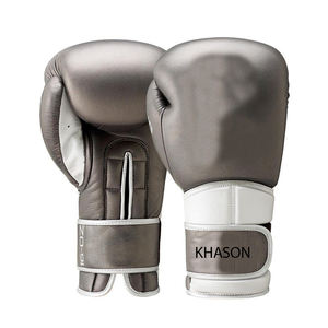 Precio de fábrica al por mayor Guantes de boxeo Cuero de vaca Entrenamiento Logotipo personalizado y diseño Ligero para el cierre - Product Image 4