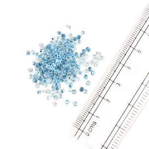 Turquoise Color Glass Seed <b>Bead</b> Silver-Lined <b>Beads</b> <b>for</b> <b>Jewelry</b> <b>Making</b> (1000 in Pack) - Product Image 1