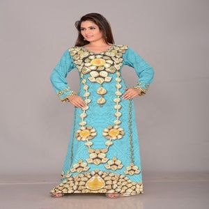 Custom Made Printed Dubai Women Maxi <b>Kaftan</b> - Product Image 1