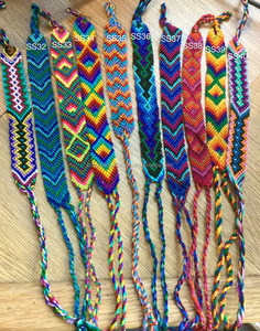 Bracelets d'amitié en soie tissée faits main, juste pour vous, produit équitable / Macramé / Bracelet / Surfer / Bohème - Product Image 1