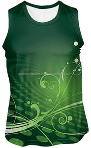 Wholesale <b>Running</b> Sublimated <b>Singlet</b> Men's Vests Top Tank <b>Singlet</b> - Product Image 3