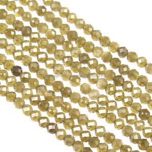 Cuentas para Bisutería, Ojo de Gato Verde, Facetadas, Redondas, Micro Cuentas de 2 mm, Calidad AAA, Hilo de 13 Pulgadas, Venta al por Mayor, Cuentas de Cristal - Product Image 3