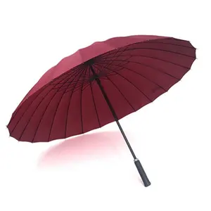 Fantástico Exclusivo super 24 costelas guarda-chuva à prova de vento