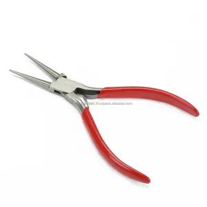 Wholesale Multi-Purpose Steel Jewelry Making Tools Mini round Bent Nose Pliers for Crimping for DIY Projects