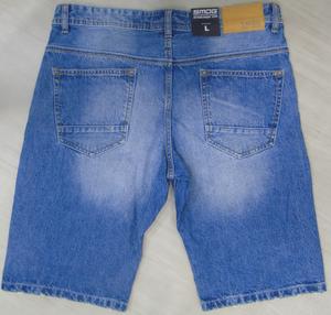 Apparels-pantalones cortos de tela vaquera para hombre, cómodos pantalones cortos de tela vaquera, 100% algodón, longitud hasta la rodilla, marca de marca, marca sobrante, lote de Stock - Product Image 3