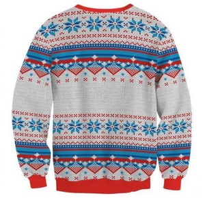 Shemax 2023 calidad superior Venta caliente personalizado al por mayor Feliz Navidad sudadera 3D geométrico - Product Image 2