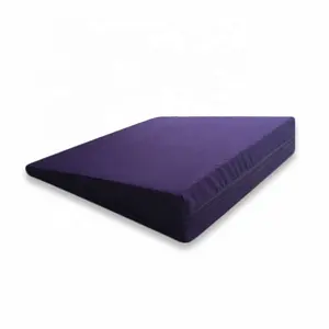 Cuscino a cuneo per letto cuscino per schienale rialzato in Memory Foam ipoallergenico cuscino per sedile a cuneo con elevazione della gamba terapeutica