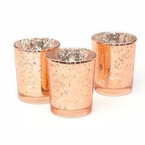 Portavelas de vidrio azul claro para decoración del hogar, soporte de vela de diseño clásico - Product Image 5