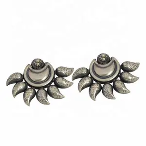 Großhandel Ohr stecker Ohrringe Frauen Mode Silber Ohrringe Schmuck Lieferanten und Exporteur Einzigartiges Design 925 Sterling Silber Indianer