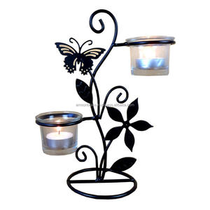 Candelabro de Metal de hierro para decoración de iluminación de velas - Product Image 5