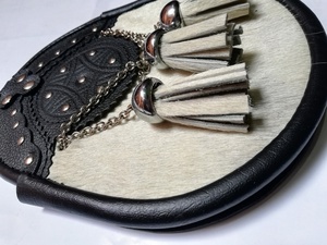 Vestido personalizado Sporran Light Bovine Skin Cantle Sporrans Uniformes musicales Accesorios Wear Sporran - Product Image 4