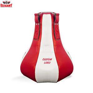 กระสอบทรายหนังแท้สำหรับใช้งานหนักกระเป๋าหนังสีดำ/ขาว/แดงเจาะโลโก้ได้ตามต้องการ - Product Image 3