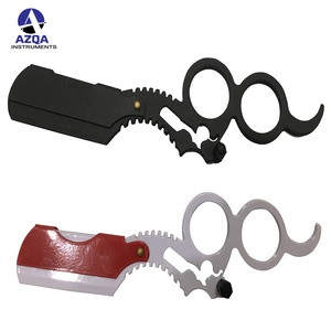 Navaja de Afeitar Profesional Plegable de Acero Inoxidable con Mango Negro, Navaja de Afeitar de Borde Recto para el Cuidado Personal Masculino - Product Image 2