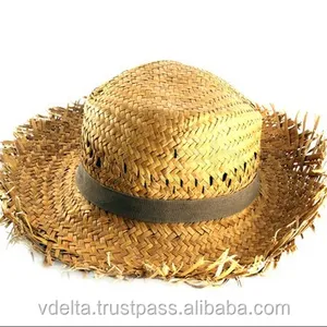 Cappello a foglia di palma in paglia con nuovo DESIGN- Lionel 84 348130044