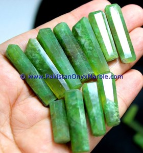 รูปแบบการออกแบบใหม่แกะสลัก HYDROGROSSULAR โกเมนขัดสีเขียวจี้ - Product Image 6