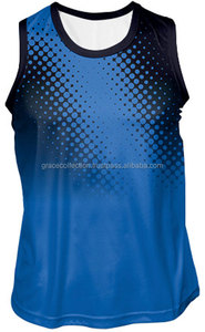 Team Wear Vest Custom Sublimation Wholesale Unisex <b>Running</b> <b>Singlet</b> - Product Image 5
