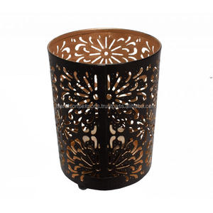 เชิงเทียนทรงกลม ใช้ในบ้าน โรงแรม ร้านอาหาร งานปาร์ตี้ งานแต่งงาน โอกาสพิเศษ ปีใหม่ คุณภาพสูง จำนวนมาก สไตล์วินเทจ ไม่ซ้ำใคร - Product Image 1