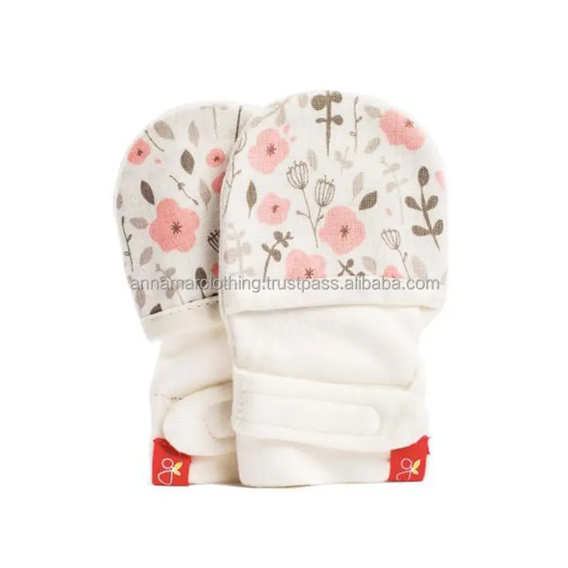 Custom Label Top Grade Multi Colors Winter 100% Organic Baby Mitten Gloves