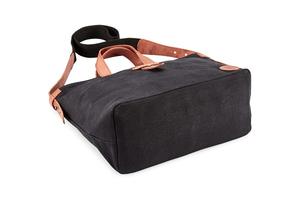 Sac à main fourre-tout pour femme en toile cirée et cuir véritable avec logo personnalisé Sac fourre-tout à fermeture éclair avec motif bonbon pour femmes - Product Image 4