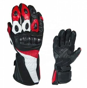 Guantes de Motociclismo de Cuero Vacuno 100% con Diseño y Logotipo Personalizados - Product Image 3