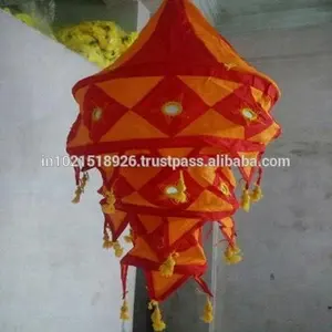 Праздничный декор, яркий потолочный подвесной тканевый фонарь, оптовая продажа