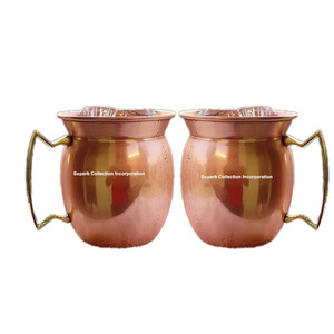 16 oz Copper Mugs with Brass Handle <b>Christmas</b> - Product Image 3