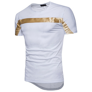 Camisetas de moda para hombre con rayas reflectantes - Product Image 3