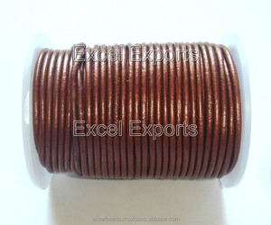 Handmade Round Leather Cords for Jewelry Making 1mm 2mm 3mm Braiding <b>Beading</b> Bracelet <b>Fabric</b> Lace Roll for Decorations - Product Image 6