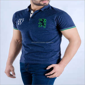 Men's Casual Sportswear Cotton Golf Shirt with Custom Embroidered Logo Short Sleeve Blank Design Customizable Logo - Product Image 5