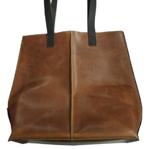Sac fourre-tout en cuir véritable pour femmes - Product Image 1