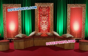 Espectacular telón de fondo paneles Noruega boda de Panel de fibra etapa último diseño boda telón de fondo paneles - Product Image 2