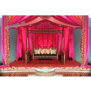 Acheter Classy Swing pour la scène de mariage Fait à la main en bois de laiton Swing Indian Wedding Swing Jhula ManufacturerUK - Product Image 1