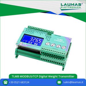 Transmetteur de poids numérique-analogique TLM8 Modbus/TCP [Rs485 - Modbus/TCP] 8 canaux pour cellules de pesée - Product Image 4