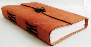 2024 diario de cuero liso hecho a mano genuino personalizado con cierre de bloqueo cuaderno de cuero suave para uso personal y regalo - Product Image 4