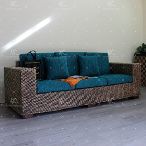 Juego de sofá de jacinto de agua Natural y de larga duración, para Interior de la sala de estar, tejido a mano, 2018 - Product Image 1