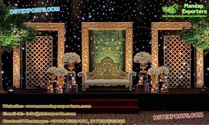 Escenario de boda de estilo asiático, escenario moderno de bollwood, escenario de boda - Product Image 5