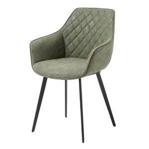 Silla Industrial de hierro y cuero, venta al por mayor - Product Image 2