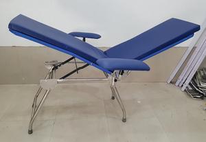 Chaise de don de sang portable à deux plis, hauteur du siège réglable, cadre en acier inoxydable pour hôpital, utilisation en extérieur, sang - Product Image 3
