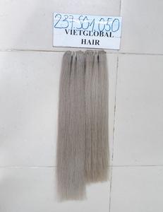 Extensions de cheveux Remy vietnamiens et cambodgiens faisceaux de trame de peau droite avec fermeture - Product Image 2