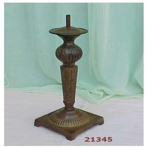 Fancy Brass <b>Pillar</b> <b>Candle</b> Holders Candlestick Holder Gifts for Wedding Party Home - Product Image 1