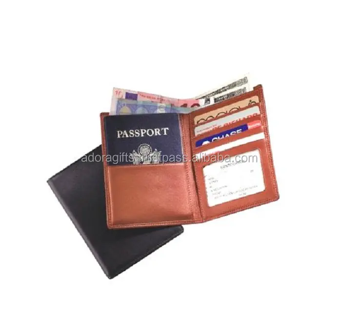 Slim & Ultra Thin Design Good Quality Full Grain Leather Travel Magic Wallet