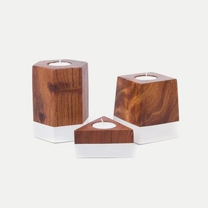 Classic Design Wooden <b>Candle</b> Votive Set Home Decorative <b>Tea</b> <b>Light</b> Holder for Christmas for Festive Home Decor - Product Image 4