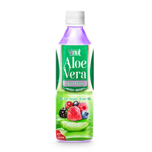 Refresco de Aloe Vera Original de 500ml, Puré con Sabor a Mango y Fresa Certificado Halal - Product Image 4