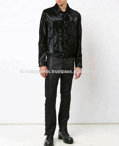 Pantalon de travail cargo grande taille pour hommes pantalon en cuir de mouton personnalisable OEM imperméable extérieur décontracté pour l'hiver - Product Image 3