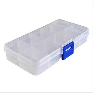 10 Slot Plastic <strong>Storage</strong> Box - Product Image 1