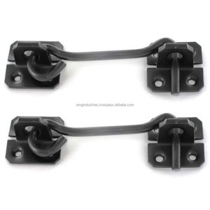 OMG Industries Gancho de hierro fundido para muebles y cerradura de pestillo de ojo Accesorios de hardware Gancho de cabina - Product Image 1