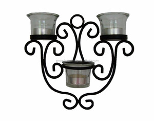 Bougeoir à 5 bras avec finitions rouillées - Product Image 6