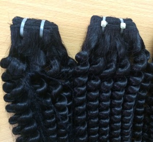 Extensions de cheveux naturels 100 % humains en gros, qualité 9A Remy, bouclés, noirs, à trame unique, cheveux vierges vietnamiens, longueur 6-52 pouces, 100 g - Product Image 2